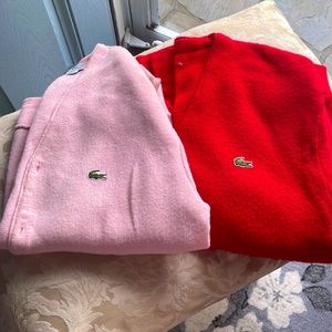 Two Vintage Izod Cardigans